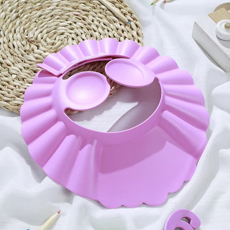 Adjustable Baby Shower Cap – Waterproof, Splash-Proof Protection for Tear-Free Bath Time