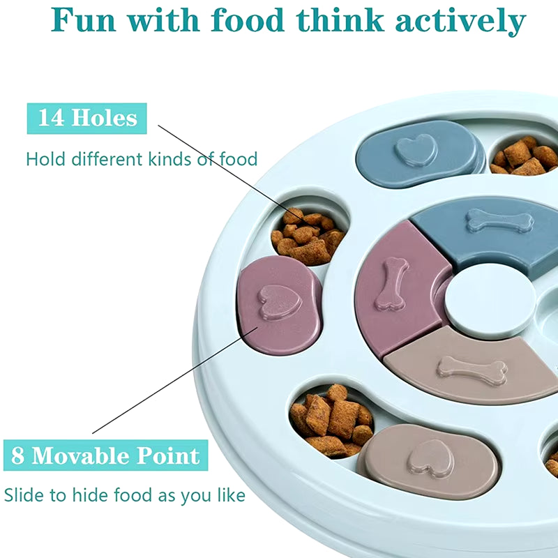 Dog Food Hiding Bowl – Slow Food Training & Interactive Educational Toy for Dogs