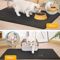 Waterproof Double Layer Cat Litter Trapping Mat