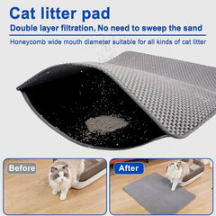 Waterproof Double Layer Cat Litter Trapping Mat